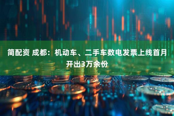 简配资 成都：机动车、二手车数电发票上线首月开出3万余份